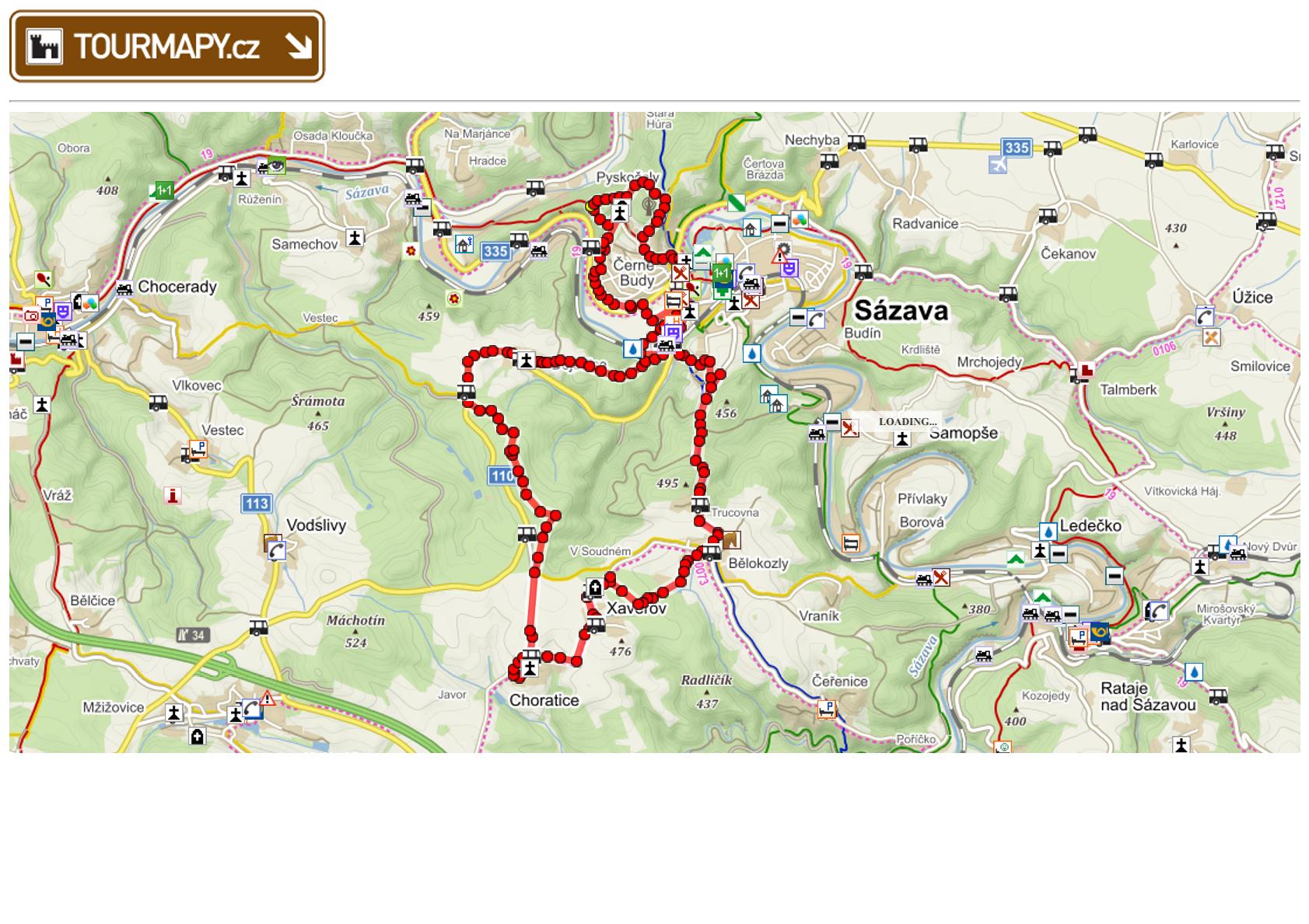 Prokopská rodinná pouť Sázava - Choratice 19 km